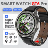 Watch6pro Smartwatch 1.5 Inch HD IPS Screen GPS Motion Tracking Bedlight BT Call Altitude Pressure Dynamic Island Health Monitor
