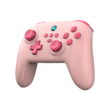 Z02 Gamepad For Bluetooth Hall Joystick Somatosensory Continuous Hair Vibration For Android IOS Switch Gamepad Accessories Pink