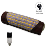 Amethyst Heating Pillow with Negative Ion Therapy - Natural Germanium Massager for Neck Back Pain Relief, Stress Relief and Deep