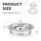 Coffee Capsule Adapter For Nespresso Vertuo Machines Stainless Steel Coffee Pod Adapter For Vertuo /Vertuo Next /Delonghi ENV135