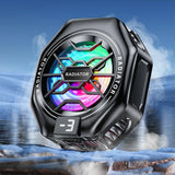 2 in 1 Magnetic/Back-clip Fast Cooling Phone Cooler with Digital Display Mobile Cooling Fan Portable Phone Radiator Cooling Fan
