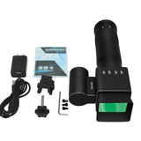 Ponbos NVP100C 250M Infrared Laser Night Vision Scope Sight 1080P HD 7X Optical Metals Monoculars Telescope for Hunting Camping