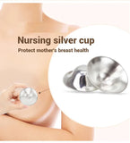 High Quality 999 Silver Nursing Cups Nipple Shields for Newborn Breastfeeding Soothe Baby with Comfortable Design Best Tool