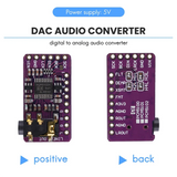 PCM5102 I2S IIS Digital Audio DAC Decoder Module Stereo DAC DigitalToAnalog Converter Voice Module for Raspberry Pi