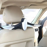 Detachable Multifunctional Car Coat Hanger Car Seat Coat Hanger Clothes Suits Holder Organizer Mounts Holder Durable Black
