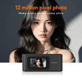 1080p Retro CCD Portable Digital Camera Entry-level Camera Led Fill Light 4K Digital  CCD 180°  Flip Screen Selfie