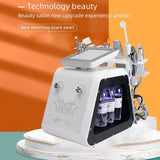 Portable 9 in 1 Facial Care Skin Equipment Peel Firming Dermabrasion Oxygen Jet Facial Care Machines Hydra Bubble Beauty Machine