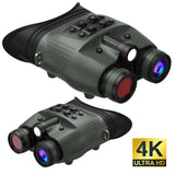 Z9801 Professional Digital Infrared Night Vision Goggles 4K UHD 48MP Tactical Binocular Telescope Camera 8X Zoom with Flashlight