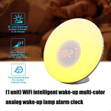 2025 New App Control Gentle Sunrises Wake Up Alarm Clock With WiFi Intelligent Control Multicolored Ambients Lamp For Bedroom