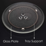 4Pack Microwave Roller Ring Microwave Oven Turntable Ring Plate Tray Support Ring for Glass Plate Tray Supporting LZB