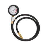12pcs Engine Oil Pressure Test Kit Tester Car Garage Tool Low Oil Warning Devices with ABS Material, Black+Red Color, 0-10bar