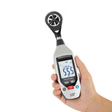 TOOL CEM High Precision Bluetooth Smart Handheld Anemometer Wind Temperature and Wind Speed Tester DT-90