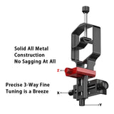 Astronomical Telescope Three-Axis Metal Mobile Phone Holder Adapter Photography Microscope Multi-Function Holder