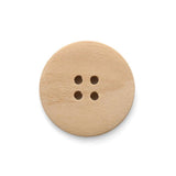 500pcs Round Wood Buttons Natural Wooden Buttons for Sewing Crafts