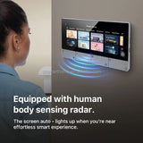 Tuya 6.2 Inch Smart Control Panel Zigbee Gateway EU UK Infrared Remote Control Android Operation Body Sensor for Smart Home