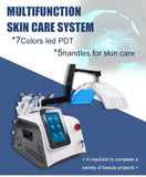 AU-1200 AURO 7 Colors Therapy Acne Treatment Body Blue Sensitive Skin Pdt Led Infrared Light Machine