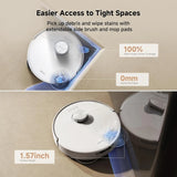 2025 P50 Pro Robot Vacuum Cleaner - 19000Pa High Suction with Anti-Tangle Brush, Self-Drying Mop & LDS Navigation