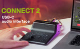 Lewitt Connect 2 USB Audio Interface External Sound Card Effector with XLR and Hi-Z input for Live Recording