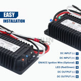 12V24V to 14.6V29.2V400W lithium iron phosphate charger RV bed car high-power secondary battery charging