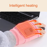 Rechargeable Electric Heated Gloves 360 Degree Heating Thermal Heated Gloves Windproof Touchscreen for Outdoor Hiking Cycling