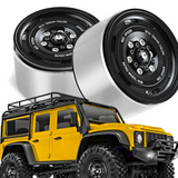 RC Crawler 1.9Inch Beadlock Wheels Aluminum Retro Wheel Hub For 1/10 TRX4 TRX6 Axial SCX10 II III Redcat Gen 8 7 D90