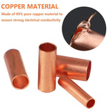 250pcs Wire Terminal connectors 22-10AWG Electrical Butt Connector Copper Tube Connector Kit with Stripper Cutter Terminal Crimp