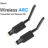 2.4GHz 50m Wireless ARC Audio Transmitter and Receiver Kit HDMI ARC Audio Extender Adapter for ARC TV Power Amplifier Sound Bar