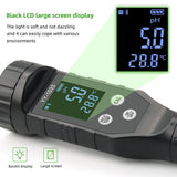 Bluetooth Digital Soil PH Meter 0.0~14.0pH Soil Tester Hydroponics Planting Garden Farmland Data Logger Temp Acidity Analyzer