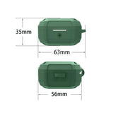 Silicone Wireless Earphone Case Anti-fall Bluetooth-compatible Earphone Cover Shockproof with Hook for Samsung Galaxy Buds 2 Pro
