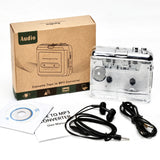 Cassette Player Portable Tape Recorder To Mp3 Full Transparent Shell USB Cassette Capture To MP3 Format Tape Music Player