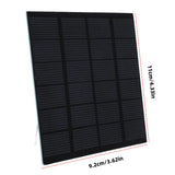 1.5W 6V Solar Panel Small Power Emergency Panels 110X92MM Mini Solar Charger Waterproof Solar Plate for Fans Outdoor Lamp Pump