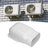 Air Conditioner Tubing Cover PVC 5-10HP Model 431 Wall Protective Line Cover Accessory for Indoor Outdoor with Upper Lower 2pcs
