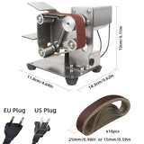New Stepless Speed  Belt Sander 110V/220V Polishing Grinding Machine Mini Grinder Diy Belt Sander Sharpening Machine Polish Tool