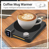 Electric Coffee Mug Warmer with 9 Temperature Settings And Auto Shut off Timer for Tea Milk Beverage Heating Pad