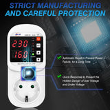 Automatic Voltage and Current Protector Socket LED Display Multifunctional Refrigerator Protecting Socket with Automatic Reset