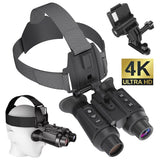 NV8310 Naked-eye 3D Head-mounted Tactical Telescope Camera 4K UHD Infrared Binoculars for Hunting Camping Day and Night Use