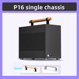 P16 ITX Case All-Aluminum A4 Small Portable Mini Laptop Desktop Computer 1U Power Supply