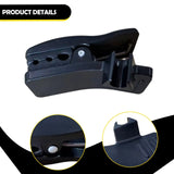 Saxophone Microphone Clip Portable Strong Grip Soft Rubber Pads Clamp Compact Non Slip