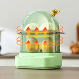 Smart Electric Egg Boiler Steamer 120W with Timing 2-Egg Capacity Mini Portable Breakfast Cooker with Automatic Power off 220V