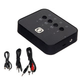 1 to 3 Bluetooth 4.0 Stereo Launcher Splitter Adapter Music Transmitter Device Audio Sharing Switcher For TV Headphones DC 5V
