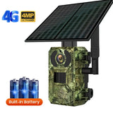 4G Solar Powered Wild Game Trail Camera, Photo Traps with Ucon Cloud Storage App, Real Time Viewing for Home Security