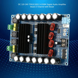 DC 12-24V TPA3116D2 Amplifier Board 150W+150W Stereo Output Audio Amplifier Board High Power 2 Channel Dual Channel Amplifier