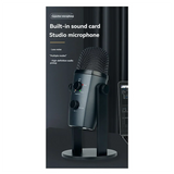 Cardioid Pickup USB Bluetooth Microphone Condenser Mic With Quick Mute,Plug & Play For Recording Streaming Podcasting