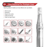 Dermapen Microneedling Pen with 12pcs Screw Drag Cartridges Screw Mesotherapy Treatment Professional Micro Needles Skin Care