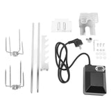 Electric BBQ Grill Rotisserie Motor Set for Camping And Household Cooking 110V/220V Rotating Meat Forks Spit Rod