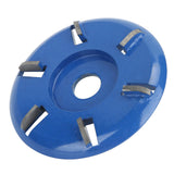 Wood Carving Disc Steel 6‑Teeth Milling Cutter Woodworking Tool Angle Grinder Accessories Woodworking Tool Wood Carving Disc