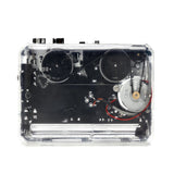 Cassette Player Portable Tape Recorder To Mp3 Full Transparent Shell USB Cassette Capture To MP3 Format Tape Music Player