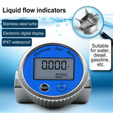 ABWG-DN25mm Flow Meter High Precision Electronic Turbine Flowmeter Methanol Digital Fuel Gauge Oil Turbine Flow