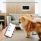 2026 6-In-1 Multifunctional Gas Detection Graffiti Dust Odor CO CO2 Alarm Temperature And Humidity Detector Tool