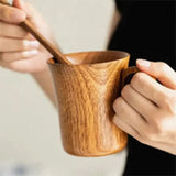 (1pcs)Japanese Creative Jujube Sour Wood Household High Beauty, High Temperature Resistant Tea, Coffee, Beer Cup